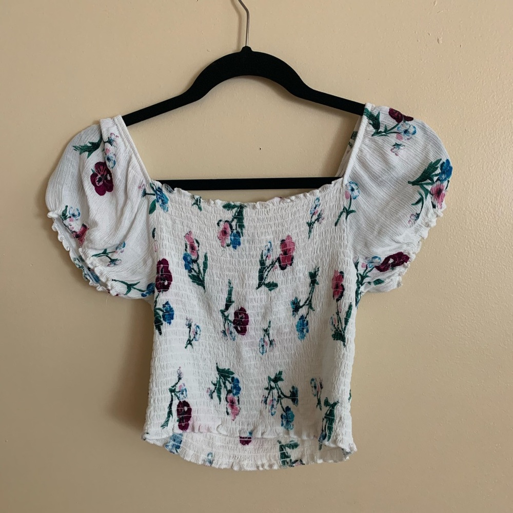Floral crop top